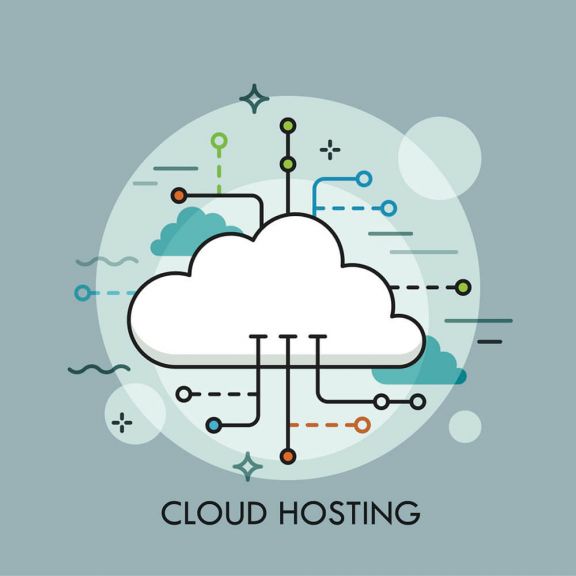 Cloud Hosting Diagram